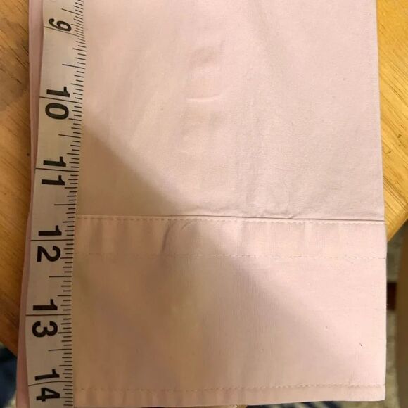EUC J. Crew 3/4 Sleeve Light Pink Button Down Top #14 - Picture 6 of 10